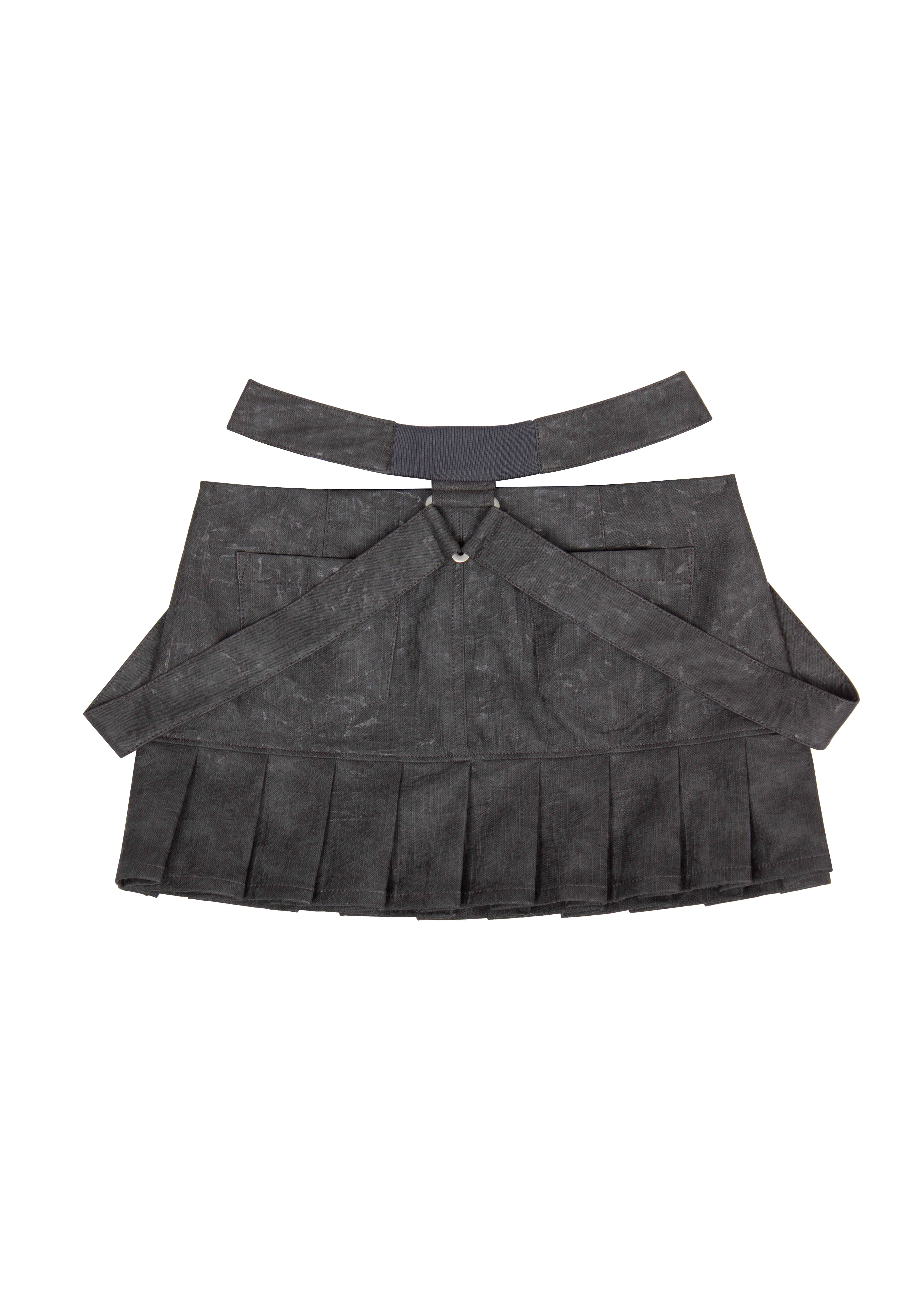 Belt skirt (Brown)