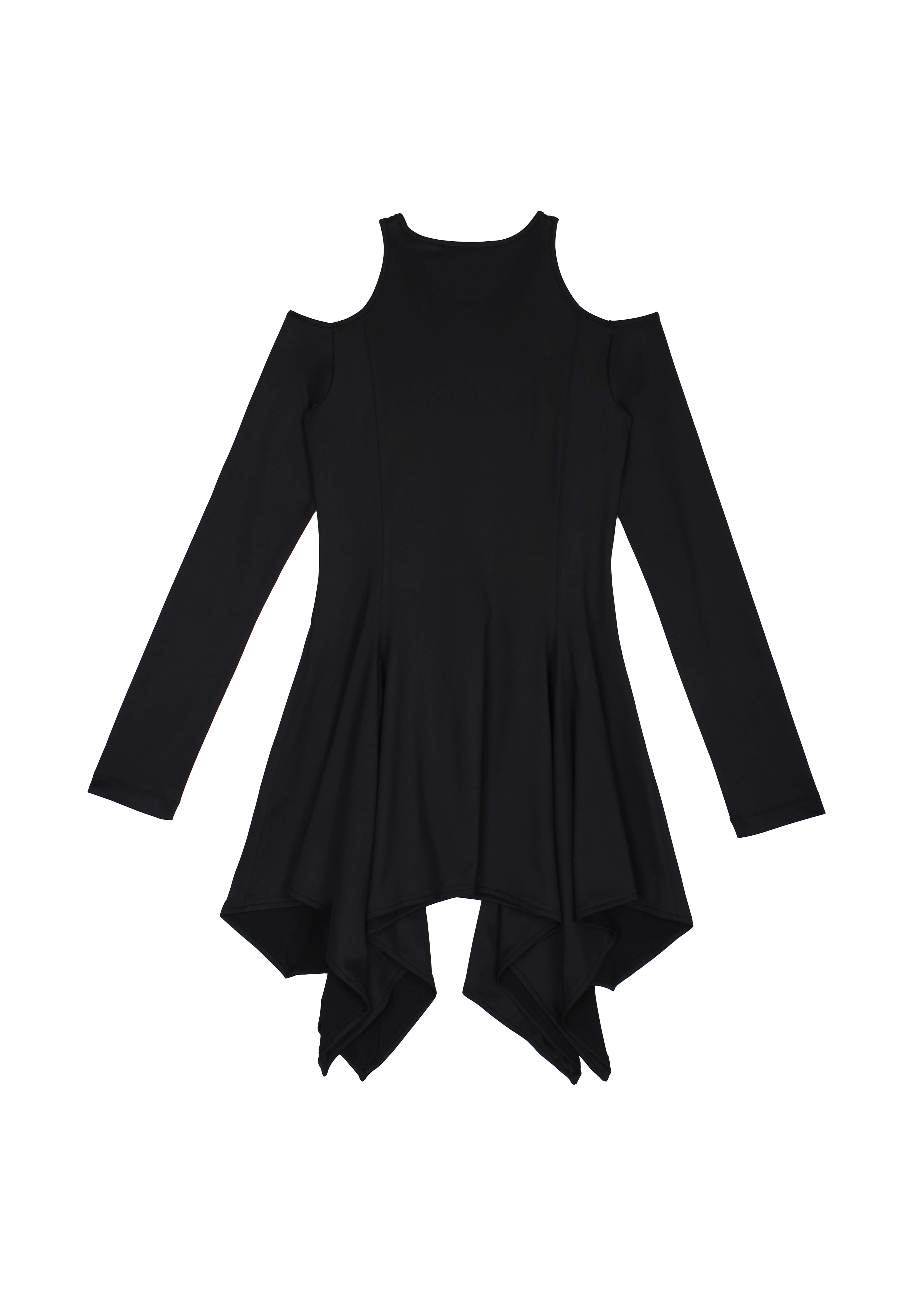 Open Shoulder Dress (Black)